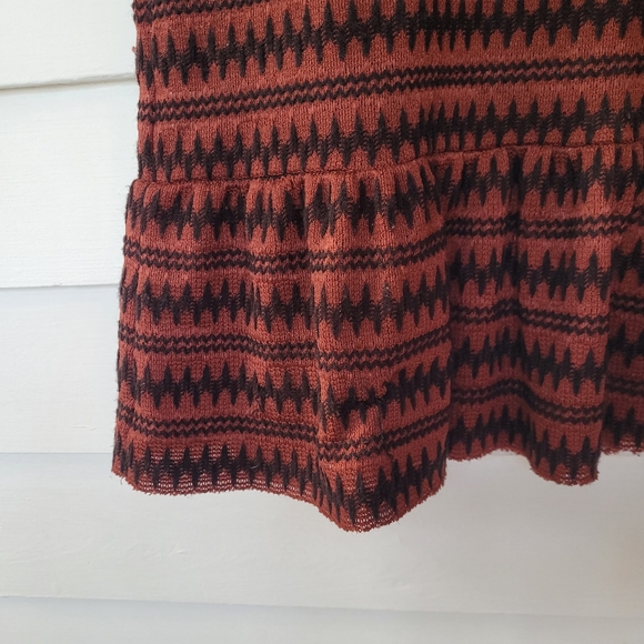 Free People Knit Mini Dress Size Medium - Picture 7 of 9